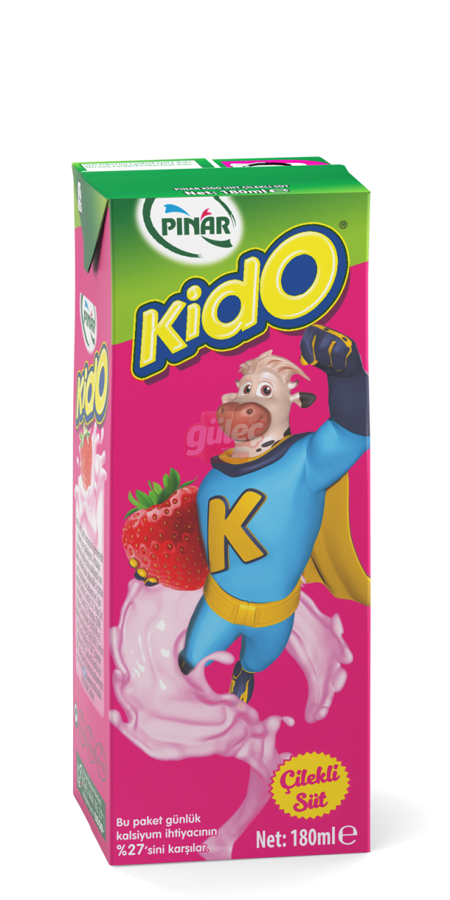 Pınar Kido Çilekli Süt 180 Ml