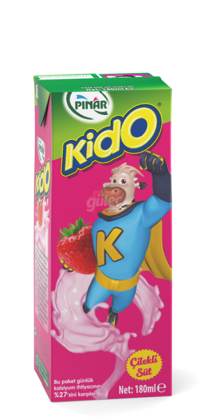 Pınar Kido Çilekli Süt 180 Ml