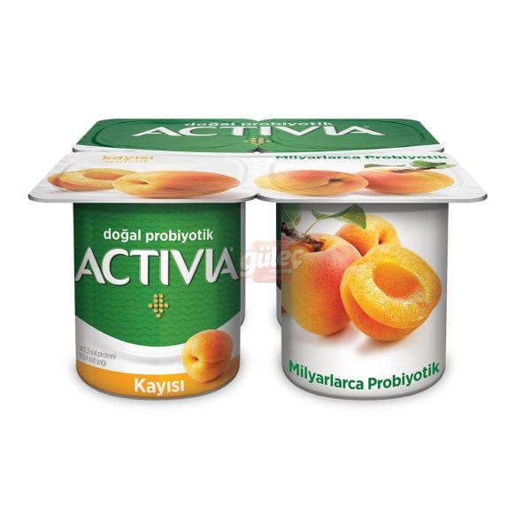 Danone Activia Kuru Kayısılı Doğal Probiyotik Yoğurt 4 x 100 G
