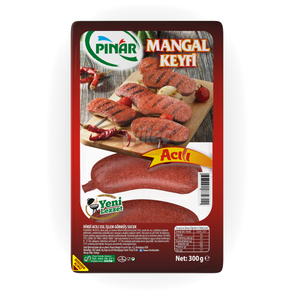 Pınar Acılı Mangal Keyfi Sucuk 300 G