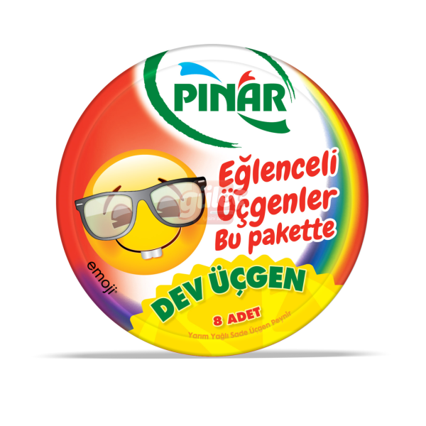 Pınar Yarım Yağlı Üçgen Peynir 8 x 25 G