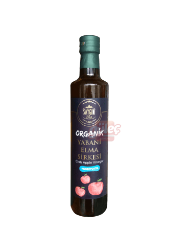 Saygın Organik Yabani Elma Sirkesi 500 Ml