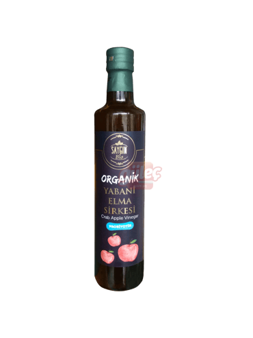 Saygın Organik Yabani Elma Sirkesi 500 Ml