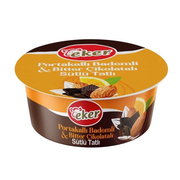Eker Portakallı Bademli Bitter Çikolata 125 G
