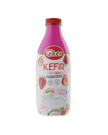 Eker Çilekli Kefir 1 L