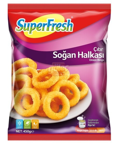 SuperFresh Çıtır Soğan Halka Kroket 450 G