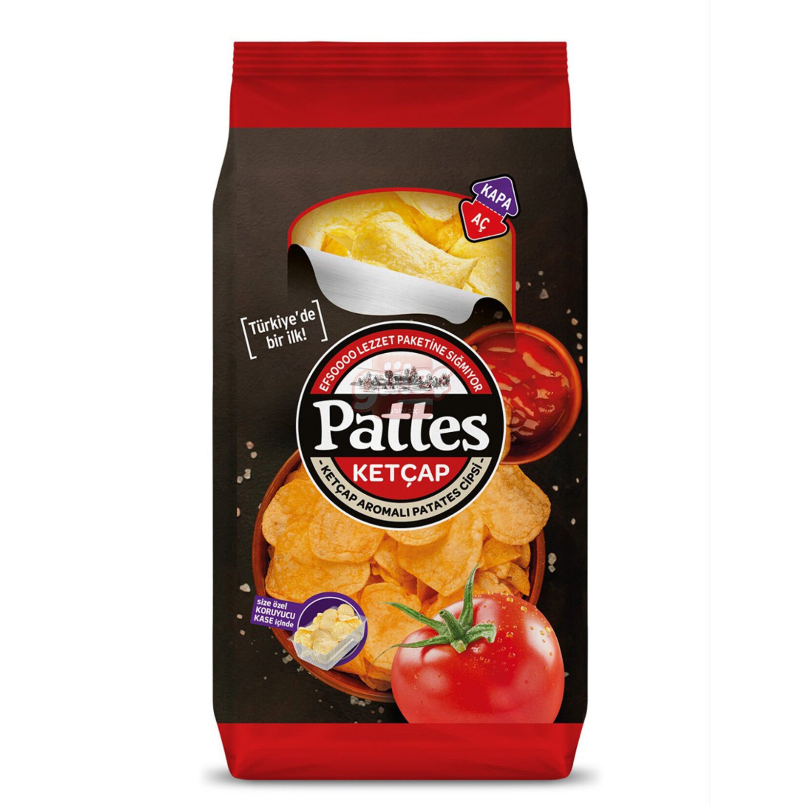 Pattes Ketçap Aromalı Patates Cipsi 100 G