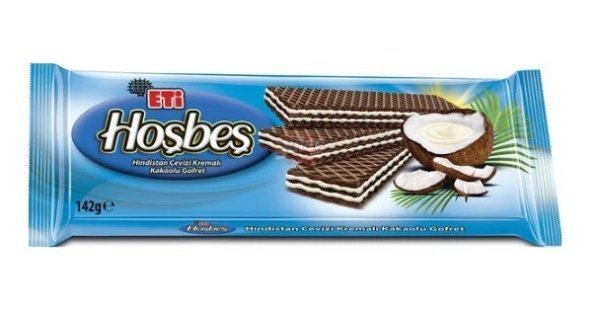 Eti Hoşbeş Hindistan Cevizli Gofret 142 G