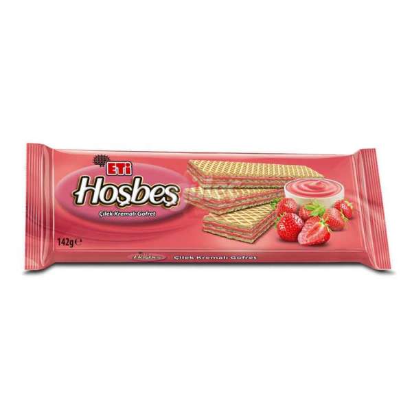 Eti Hoşbeş Çilekli Gofret 142 G