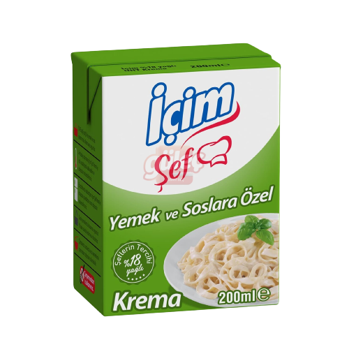 İçim Şef Yemeklik Krema 200 Ml