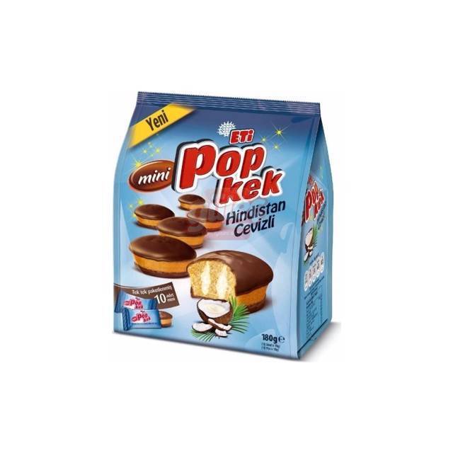 Eti PopKek Mini Hindistan Cevizli 10'lu 180 G