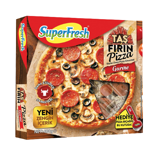 SüperFresh Taş Fırın Pizza Gurme Hediyeli 400 G