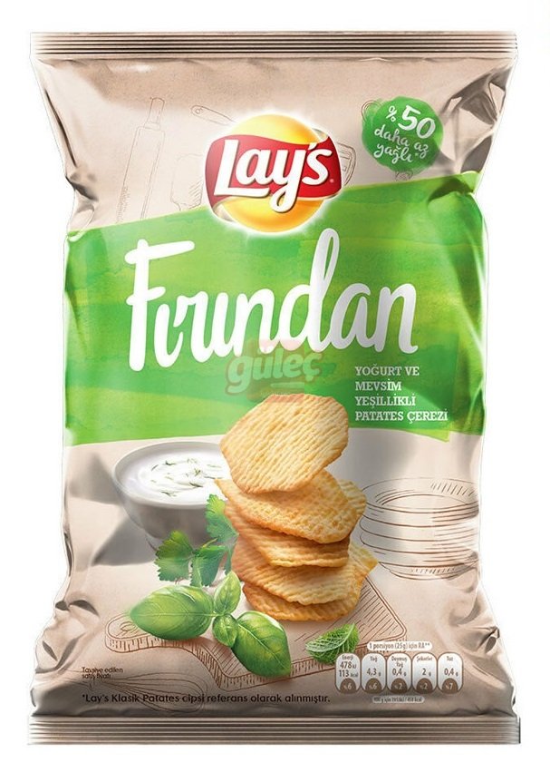 Lay's Fırından Yoğurt ve Mevsim Yeşillikli 96 G