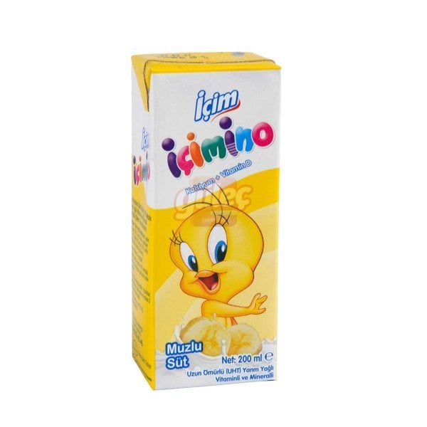 İçim İçimino Muzlu Süt 180 Ml