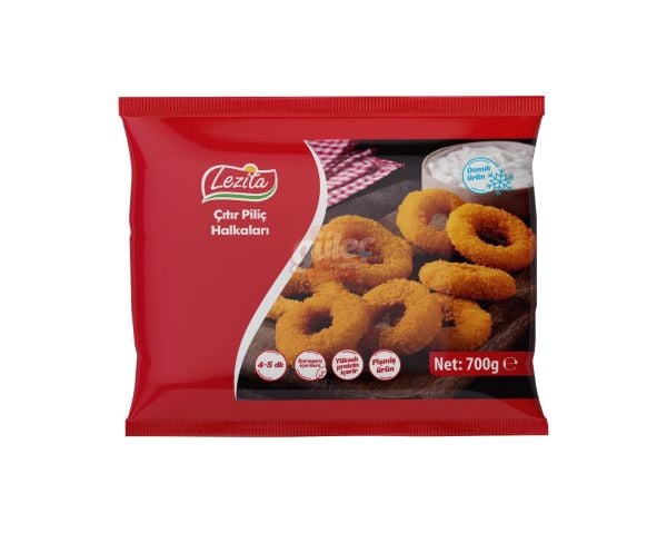 Lezita Dondurulmuş Çıtır Piliç Halkaları 700 G