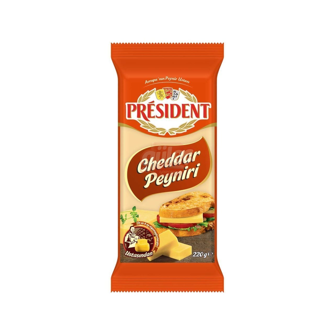 President Cheddar Peyniri 220 G