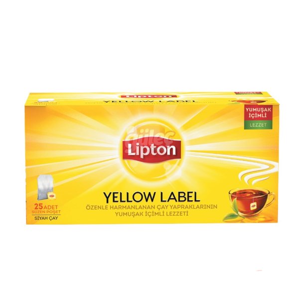 Lipton Yellow Label Bardak Poşet Çay 25'li 50 G