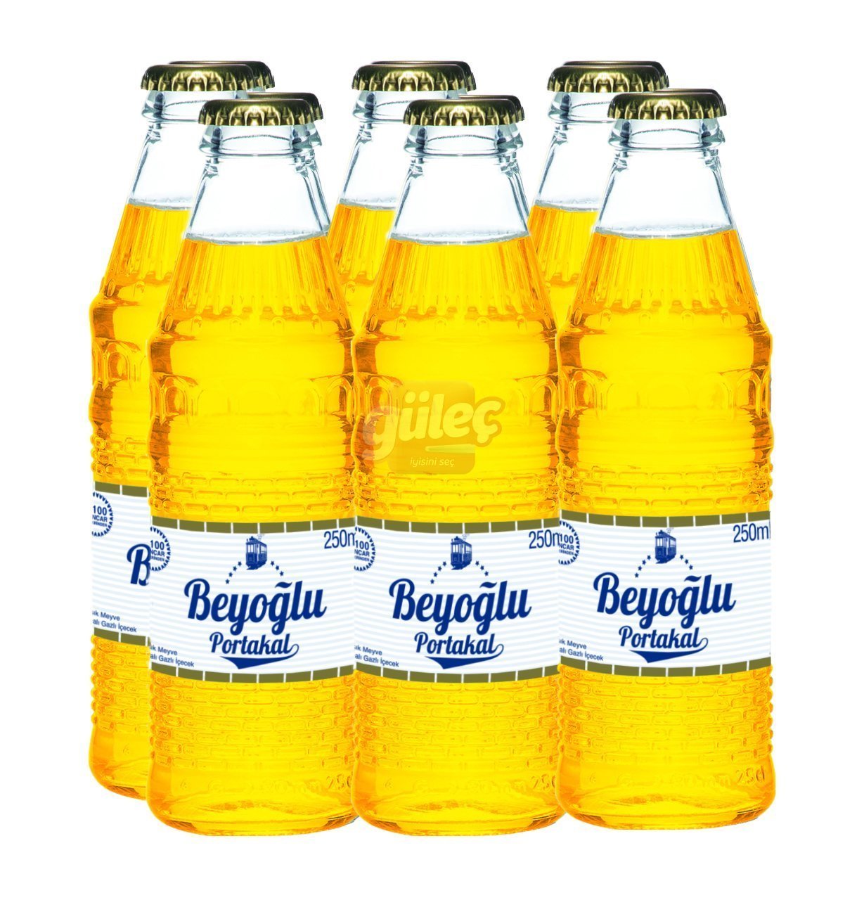 Beyoğlu Portakallı Gazoz 6 x 250 Ml