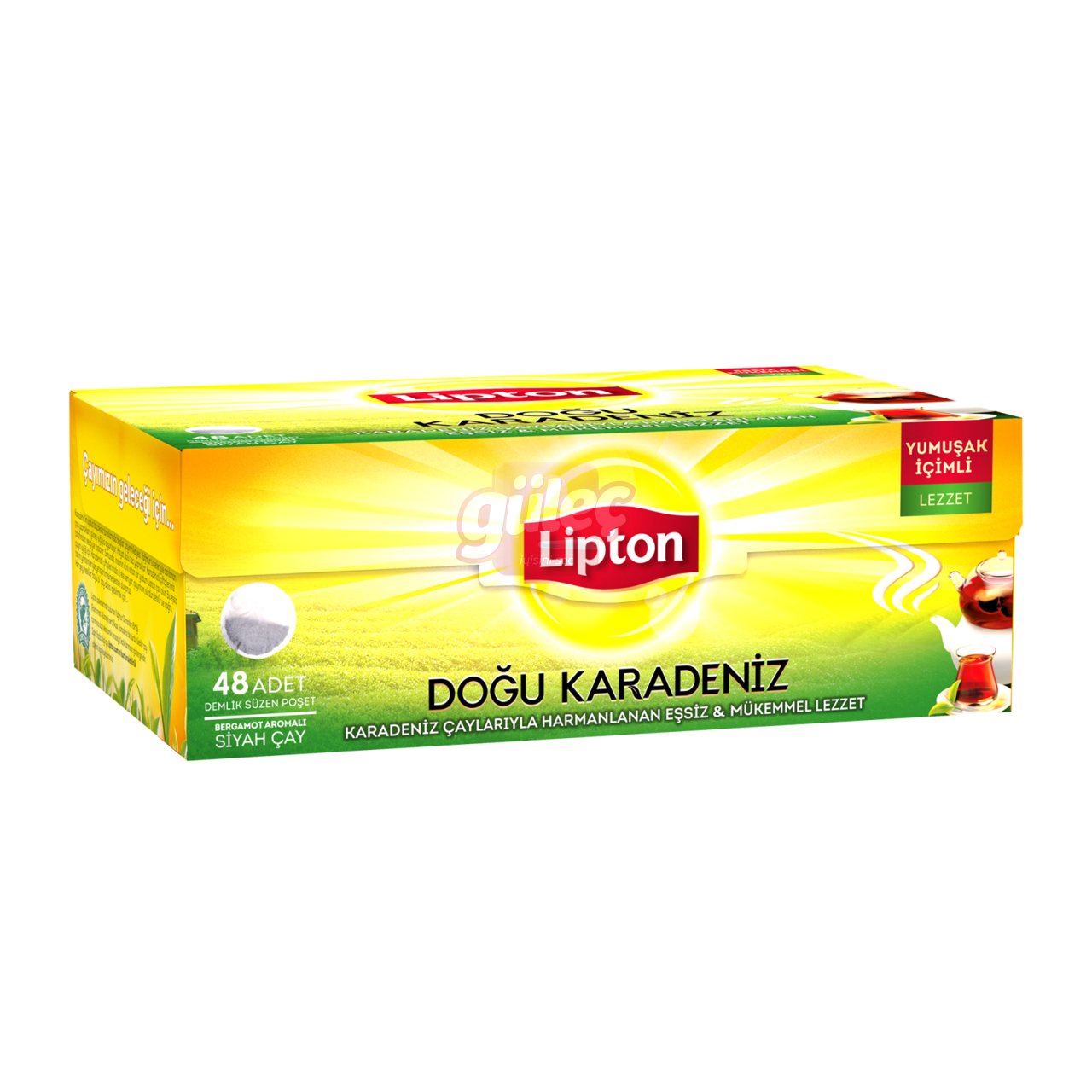 Lipton Doğu Karadeniz Bergamot Aromalı 48'li Demlik Poşet Çay 153 G