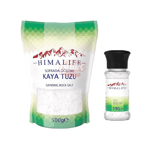 Himalife Sofrada Öğütme Kaya Tuzu 500 G+190 G Değirmen Kapak