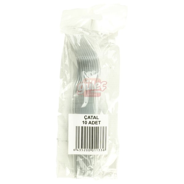 Plastik Çatal 10'lu