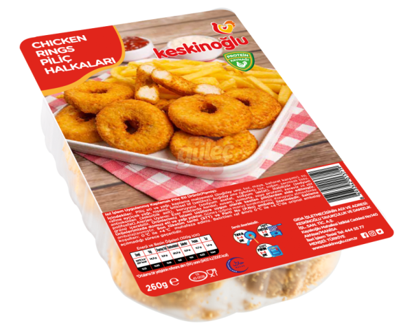 Keskinoğlu Chicken Rings Piliç Halkaları 260 g