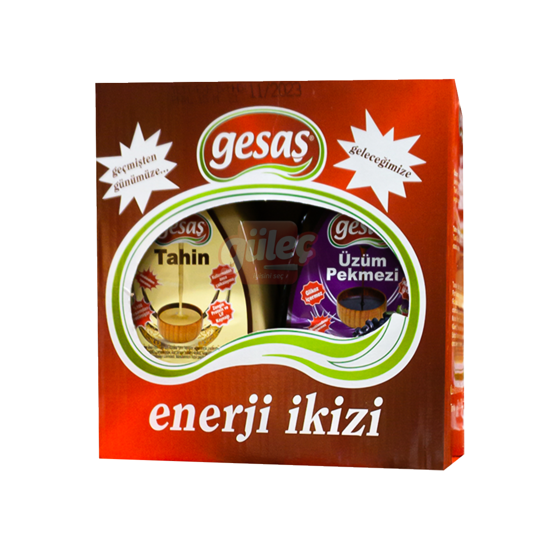 Gesaş Tahin 500 G+Pekmez 650 G Enerji İkizi