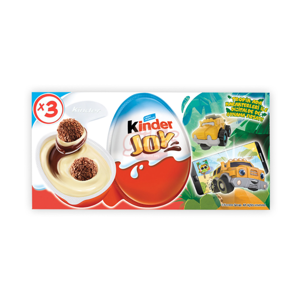 Kinder Joy T3 Erkeklere Özel Sürpriz Yumurta 20 Gx3
