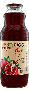 Meysu %100 Nar Suyu Cam Şişe 1 L