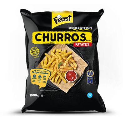 Feast Churros Kesim Patates 1 Kg
