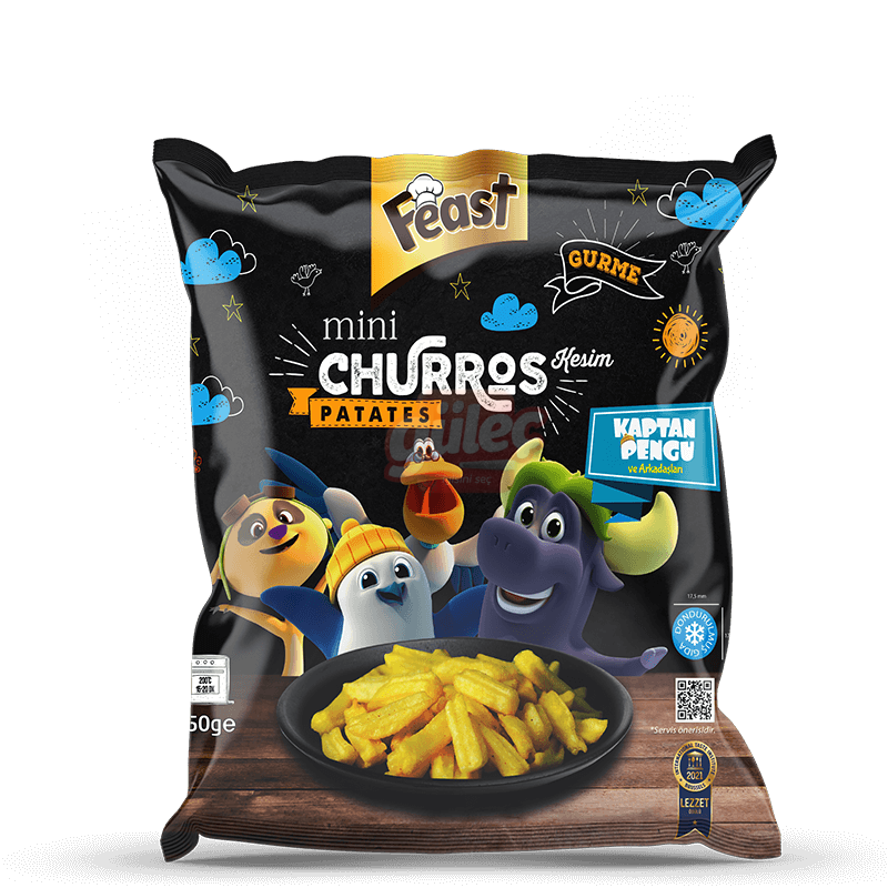 Feast Gurme Mini Churros Kesim Patates 550 G