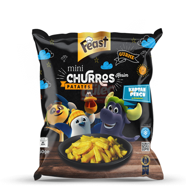 Feast Gurme Mini Churros Kesim Patates 550 G