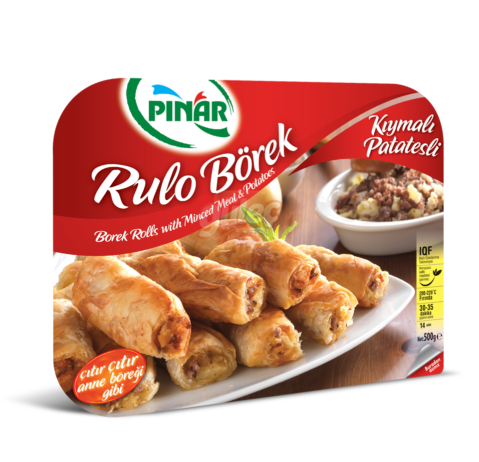 Pınar Rulo Kıymalı Patatesli Börek 500 G