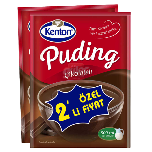 Kenton Çikolatalı Puding 2x100 G