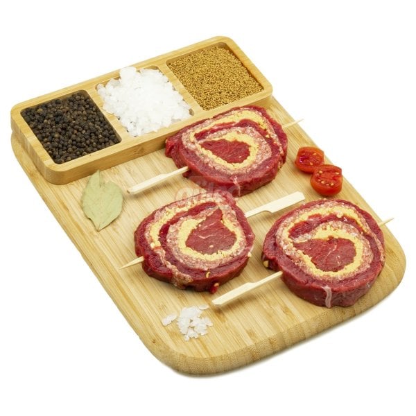 Cheddarlı Ve Köfte Hamurlu Dana Biftek Sarma Kg