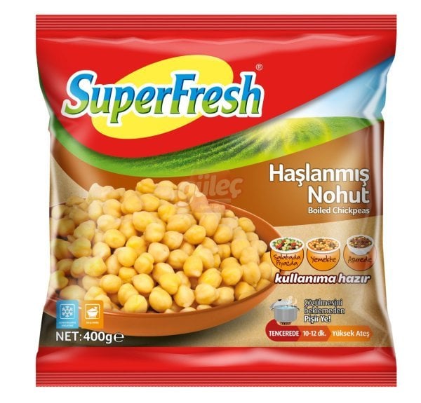 SuperFresh Haşlanmış Nohut 400 G