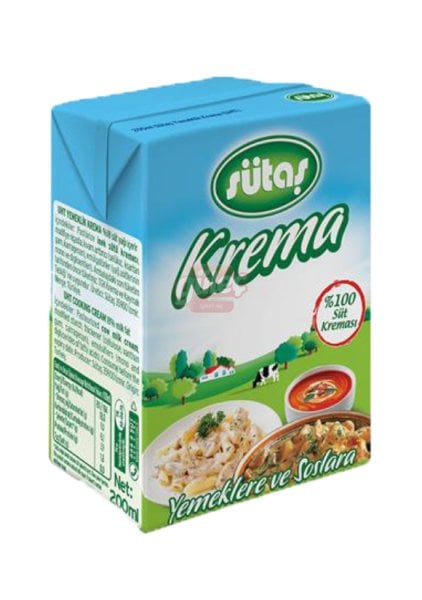 Sütaş Yemeklere ve Soslara Krema 200 Ml