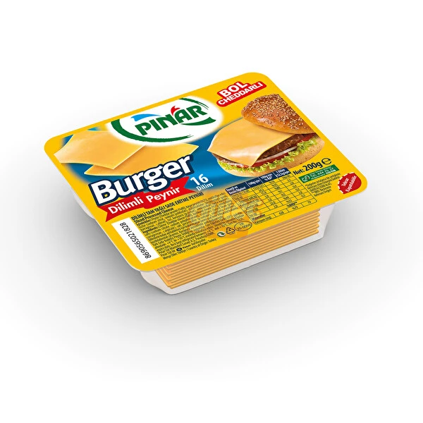 Pınar Dilimli Burger Peyniri 200 G