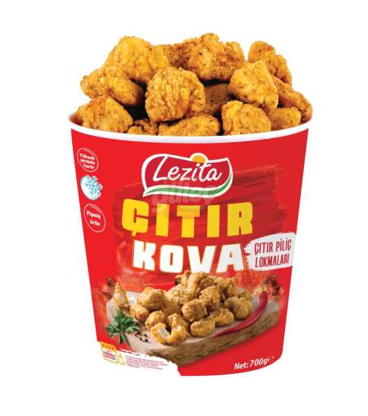 Lezita Çıtır Kova Piliç Lokmaları 700 G