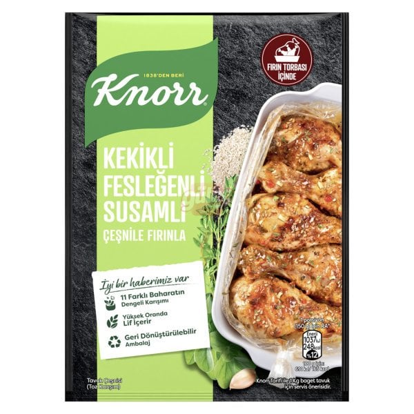 Knorr Kekikli Fesleğenli Susamlı Çeşni 29 G