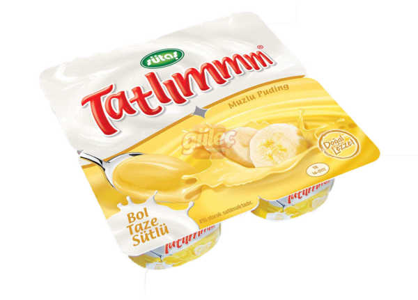 Sütaş Tatlım Muzlu Puding 4x65 G