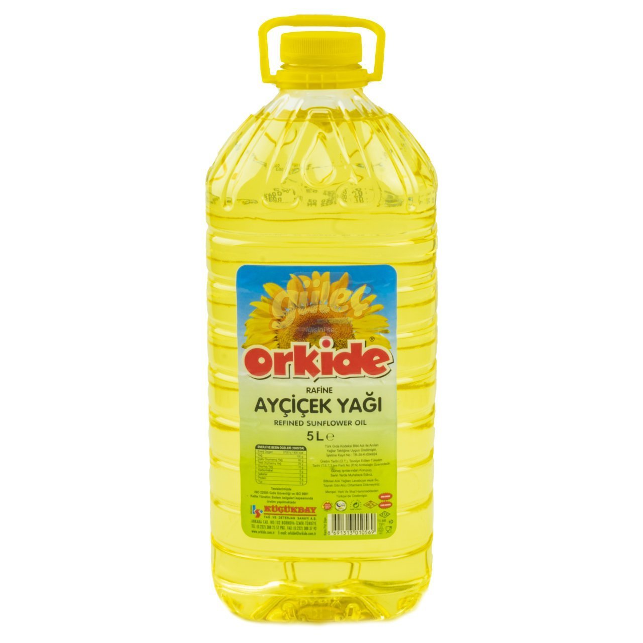 Orkide Pet Şişe Ayçiçek Yağı 5 L