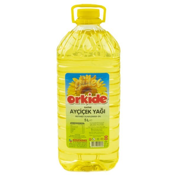 Orkide Pet Şişe Ayçiçek Yağı 5 L