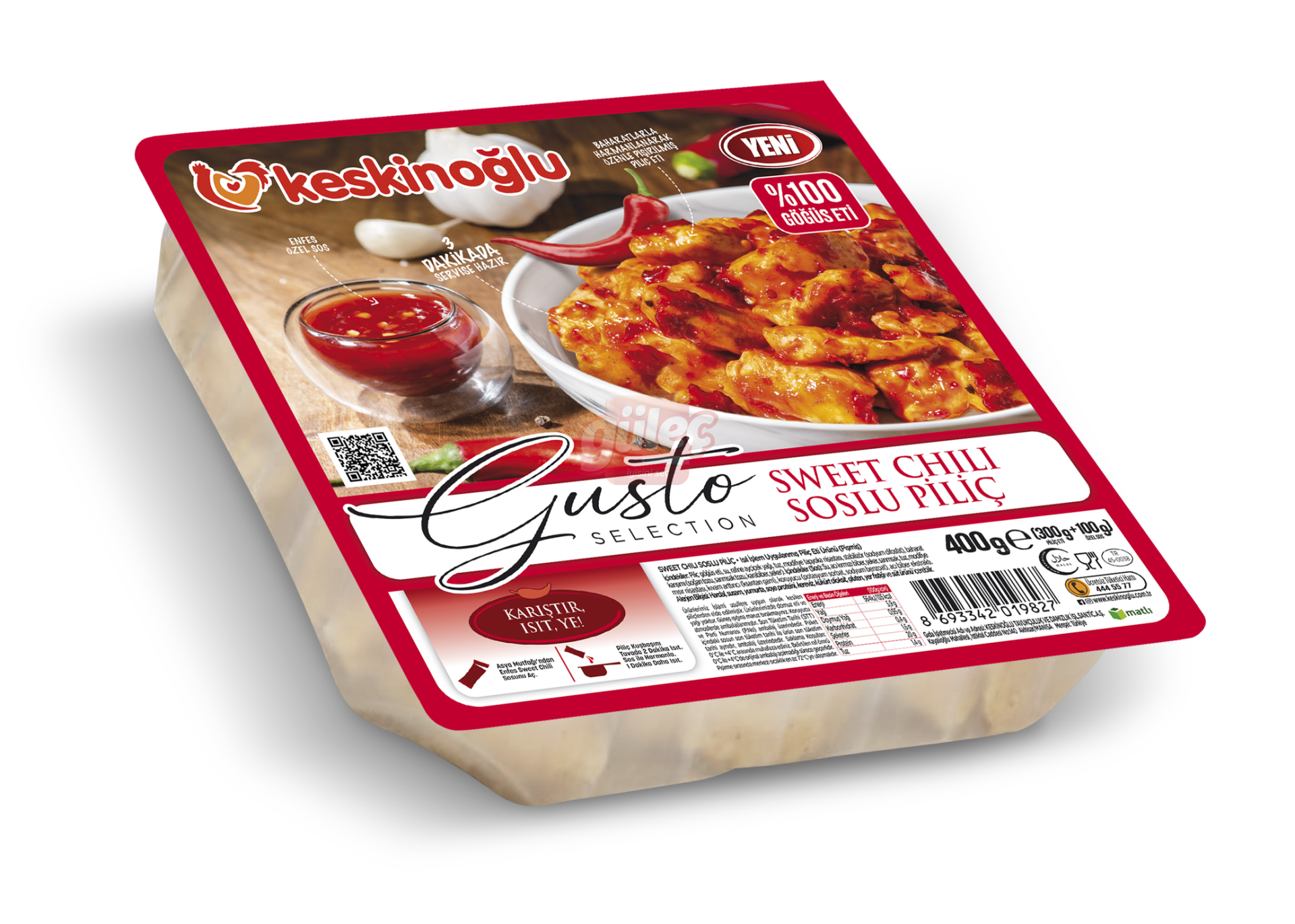Keskinoğlu Gusto Sweet Chili Soslu Piliç 400 G