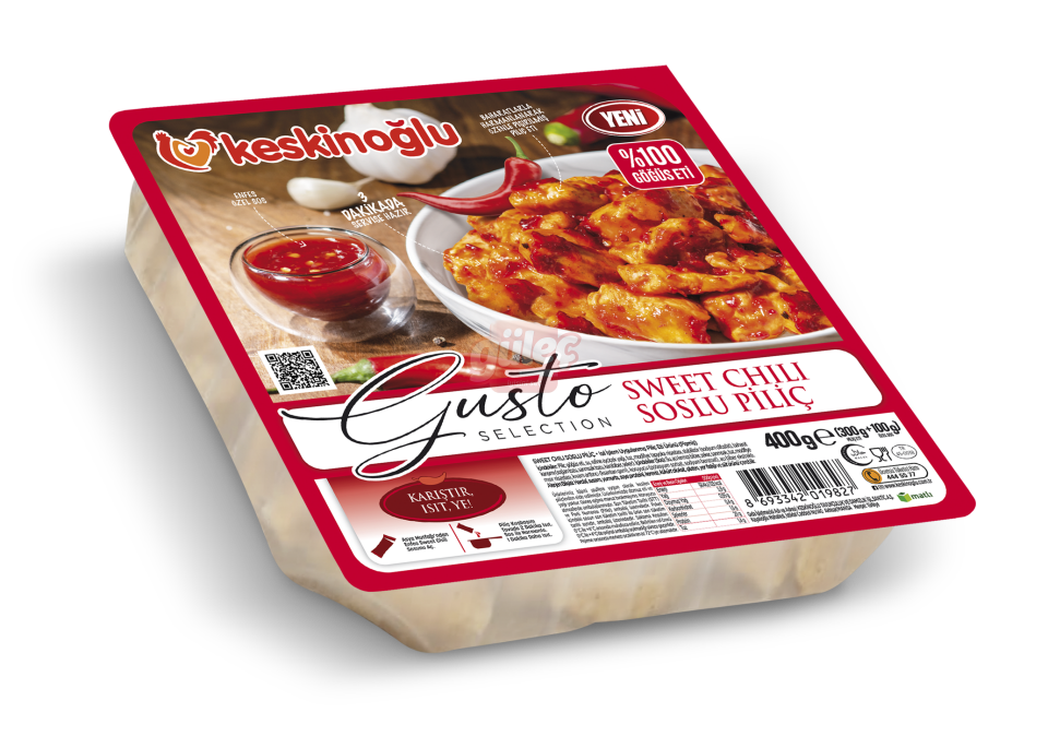 Keskinoğlu Gusto Sweet Chili Soslu Piliç 400 G