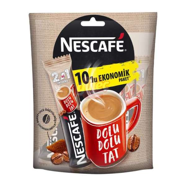 Nescafe 2'si 1 Arada 10'lu Paket 100 G