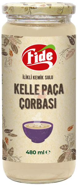 Fide İlikli Kemik Sulu Kelle Paça Çorbası 480 Ml