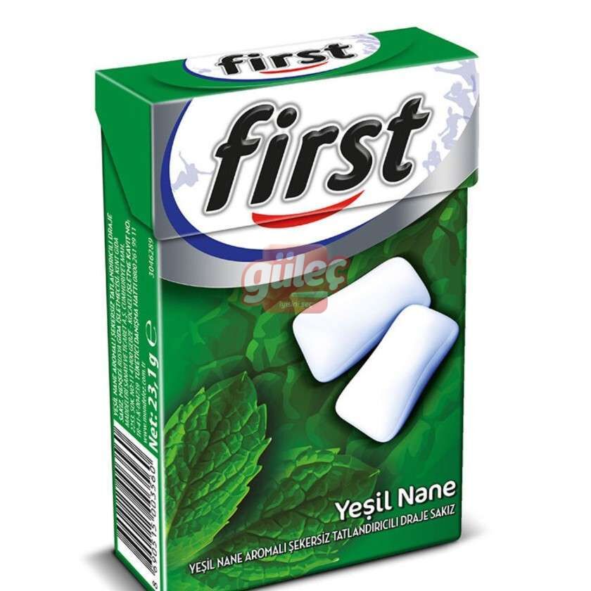 First Yeşil Nane Aromalı Draje Sakız 23,1 G