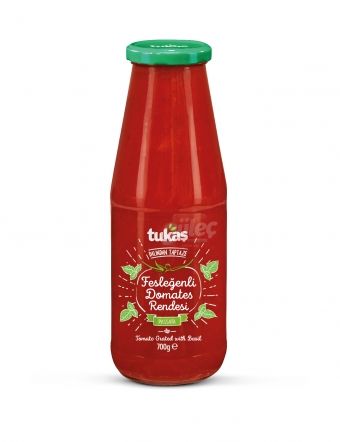 Tukaş Fesleğenli Rende Domates 700 G