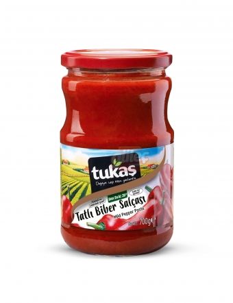 Tukaş Tatlı Biber Salçası 700 G